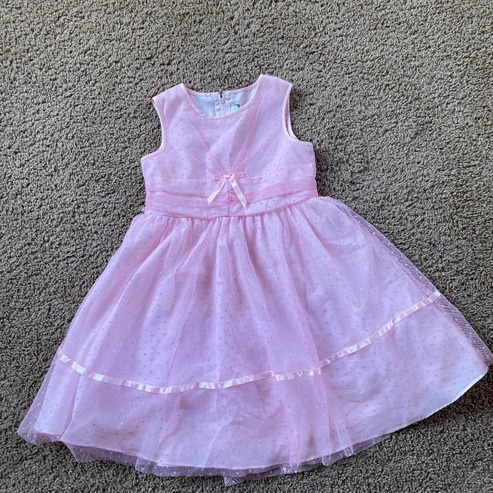 Girls pink dress